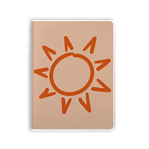 Carnet de notes Sunshine Sun orange le compagnon de vos cafés et voyages