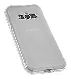 mumbi Custodia compatibile con Samsung Galaxy Xcover 3, chiaro bianco