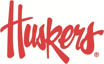 6 Inch Huskers Logo Nebraska University NU Cornhuskers Removable Wall Decal Sticker Art NCAA Home Room Decor 6 by 4 Inches C