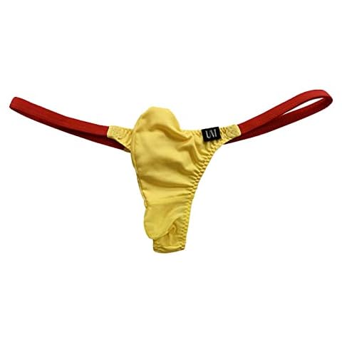 Faringoto Low Waist Ice Silk Thong Cover
