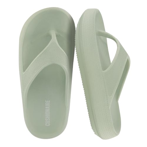 Image of CUSHIONAIRE Women's Fling recovery cloud pool slides sandal with +Comfort
