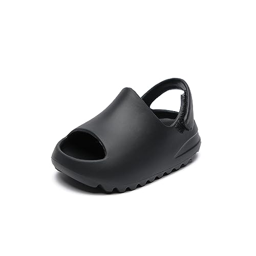 Toddler Little Kids Slides Sandals Summer Slip-On Sandals Beach Pool Anti-slip Slippers for Kids Girls Water Shoes Indoor Outdoor Lightweight Sandals for Boys Toddler Strap Slides Sandals