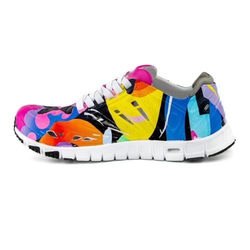 Crosskix Unisex NYC Graffiti Water Shoes - Street Art-Inspired Sneakers Designed by Famous New York City Graffiti Artists