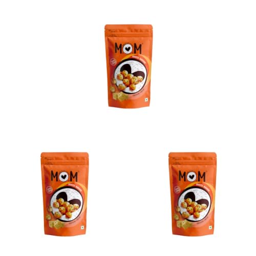 Image of MOM - Meal of the Moment, Roasted Cheddar Cheese Makhana, 52g / 56g | Gluten Free | Anti Oxidants | MSG Free | Zero Trans Fat | No added Preservatives and No Artificial Flavours (Pack of 3)