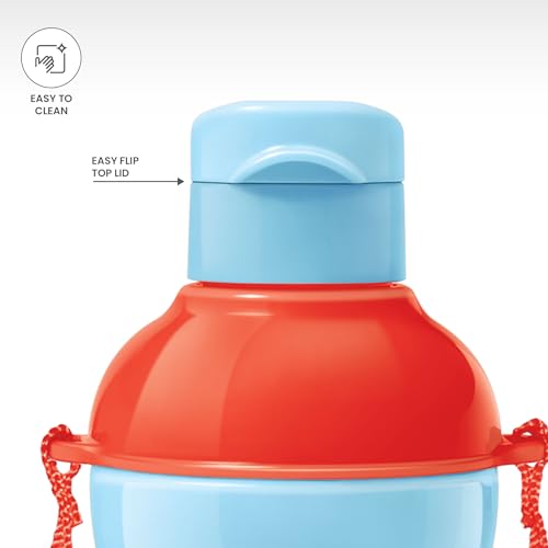 Image of Milton Kool Prime 400 Insulated Kids Water Bottle, 390 ml, Light Blue | BPA & Lead Free | Food Grade | Leak Proof | PU Insulated | Easy to Carry