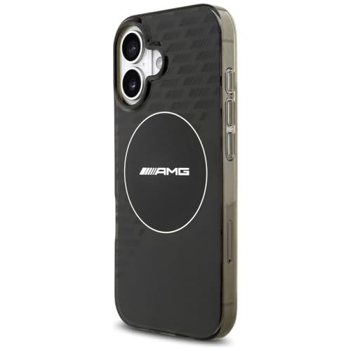 Coque iPhone 17 MagSafe AMG transparente smockée noire rigide - 2