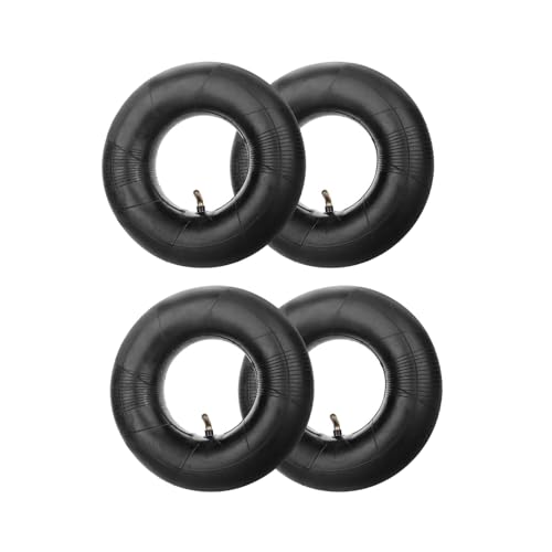 Vixzoid 2 Stück Schlauch 3.00-4 Winkelventil Schubkarren Schlauch 260x85MM Schubkarrenschlauch Innenschlauch für Schubkarrenrad Reifen Rasenmäher Sackkarren