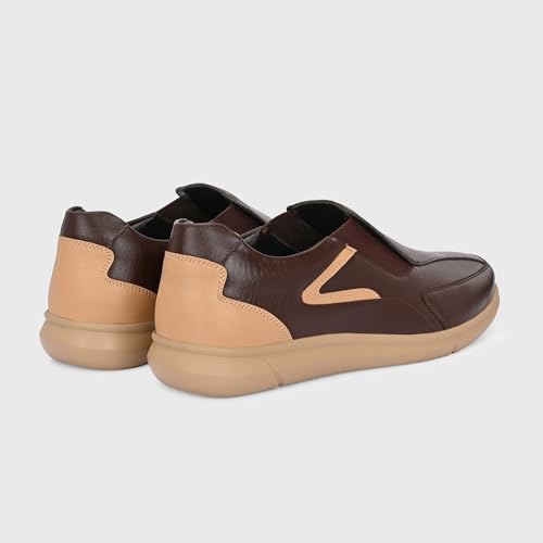 Image of Centrino Office Loafers for Man | Casual Shoes for Men Stylish | Slip-On with Cushioned Insole | Lightweight Comfortable | Loafer Shoes for Men | Hand-Stitched Moccasin Design | Mens Shoes Professional (9517)