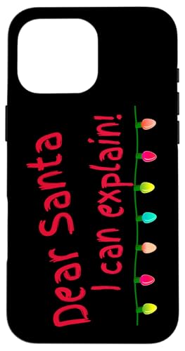 �N���X�}�X���C�g Dear Santa I Can Explain Fun Christmas �X�}�z�P�[�X iPhone 16 Pro Max �p