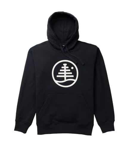 Burton Family Tree Pullover Hoodie (US, Alpha, XX-Large, Regular, Regular, True Black (26))