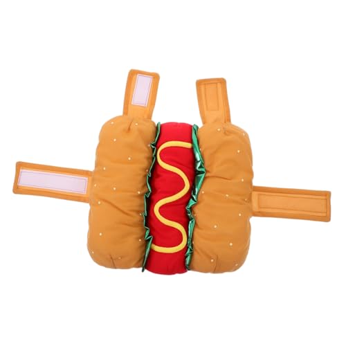 Disfraz para perro Hot Dog talla XS cómodo y elástico