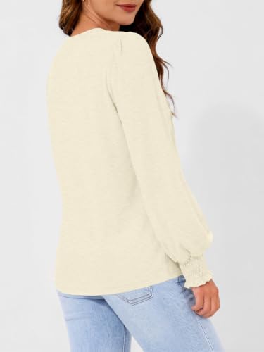 Image of AUTOMET Womens Long Sleeve Shirts Fall Blouses Tops Business Casual Outfits