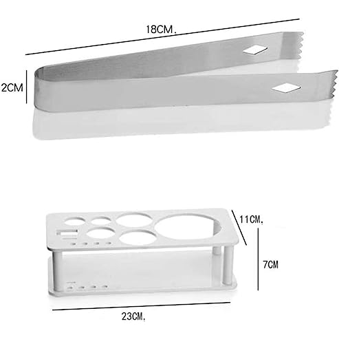 Set para preparar cócteles con soporte y coctelera Boston miniatura 4