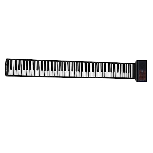 DRESSOOS 88 rouleau de piano clavier pliable piano pour débutant clavier portable piano enroulable piano à clavier en silicone piano électronique roulé à la main Gel de silice Black - Les Beatles, Paul McCartney, John Lennon, RIngo Starr, George Harrison DRESSOOS 88 rouleau de piano clavier pliable piano pour débutant clavier portable piano enroulable piano à clavier en silicone piano électronique roulé à la main Gel de silice Black
