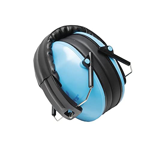 Walker’s Youth Children’s Low Profile Lightweight Padded Headband Adjustable Folding Noise-Reducing Hearing Protection Earmuffs, Blue #TOP2