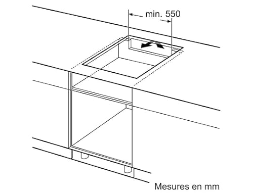 SIEMENS Plaque induction EX83RHEC1F, iQ700, 80 cm, FlexInduction