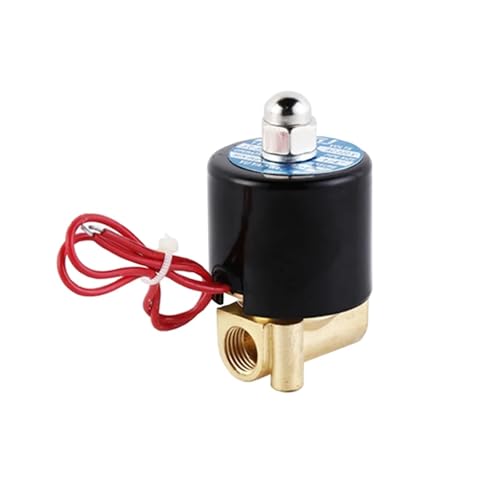 Électrovanne en laiton 1/8" 220V CA normalement fermée avec joint EPDM étanche