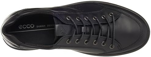 ECCO Men's Soft Classic Long Lace Sneaker, Black, 12-12.5 | Image 4