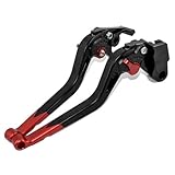 Palanca de embrague de freno de tamaño largo para Triumph para Speed ​​400 2024, fabricada en aluminio CNC Palanca De Freno Hidráulico(‎Red)