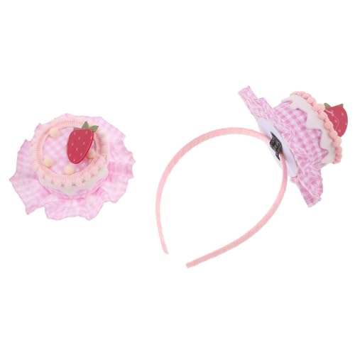 Pince à chapeau d'anniversaire légère et barrettes en tissu doux qui ne glissent pas
