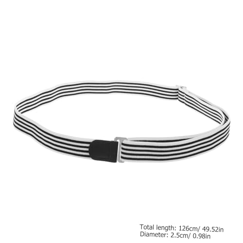 Men Adjustable Shirt Holder Belt - Design for Tucked in Shirts and Striped Non- Waistband Suitable for Casual Formal Wear2
