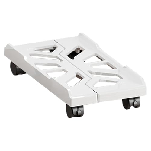Support de tour d'ordinateur réglable en ABS robuste avec roulettes pour bureau