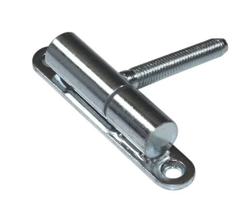 SN-TEC Universal Reparatur Renovierungs Band K 3172 WF für Türen und Fenster, DIN Links/Rechts verwendbar, Wartungsfreie Gleitlagertechnik (2, Verzinkt)