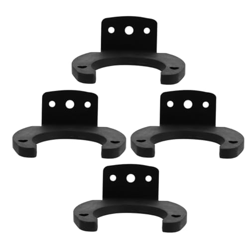 CATIEBYE 4pcs Mic Hanger Universal Wall Mount Microphone Holder with Rubberized Hooks for Secure Mic Storage Home Organization