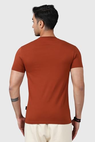 Image of Men's Crew Neck Slim Fit Gym Sports T-Shirt