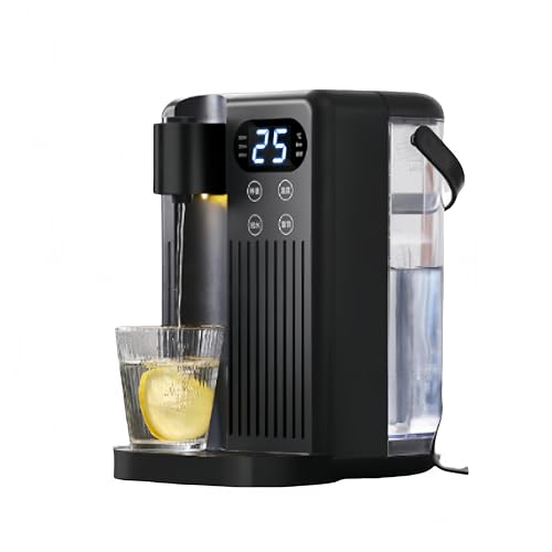 Jopsavmホットウォーターサーバー 瞬間給湯電気ポット 家庭用 卓上ウォーターサーバー 3L 小型携帯用湯沸かし器ハイパワー 温度調節 水量設定可能 ウォーターサーバー 安全設計 操作簡単 家庭 寝室 キッチン オフィス 子供 老人用 ホーム キッチン