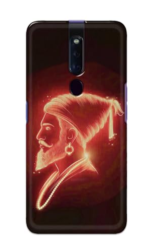 Image of PRINTFIDAA Printed Hard Back Cover Case for Oppo F11 Pro Back Cover (Chatrapati Shivaji Maharaj) -112