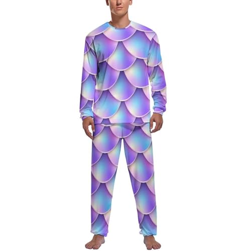 Dormez sereinement avec ce pyjama écailles de sirène violettes doux et apaisant