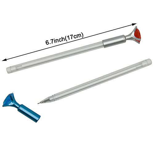 Maydahui 12 bolígrafos roller de gel negro miniatura 2