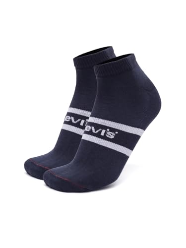 Image of Levi's LS304 Men's Compact Cotton Stretch Ankle Low Cut Socks (Pack of 3)
