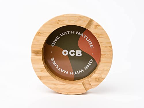 Ocb Bamboo Designer Pre-Rolled 1 1/4 Cone Kit With Ash Tray And Rolling Tray (18 Cones) All-Natural Bamboo Rolling Papers, Bamboo Ashtray, Bamboo Rolling Tray #TOP4