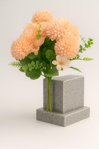 Ramos de Flores Artificiales Cementerio | Flores Artificiales Realistas Decoracion Jarrones Para Centro Cementerio | Flor Artificial Cementerio Decorativas | Flores Plastico Jarrones Decoracion