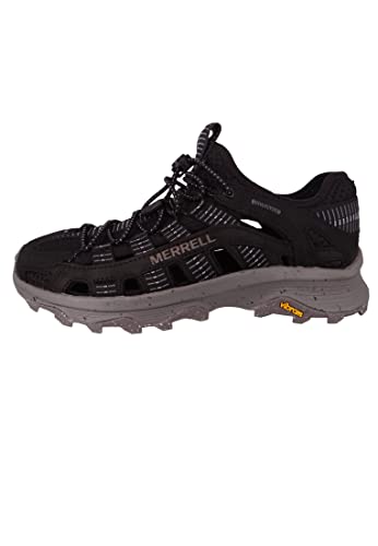 Merrell Men's Speed Fusion Stretch Black Sandals3
