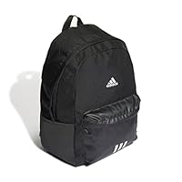 adidas Performance Classic Badge of Sport 3-Stripes Backpack, Black/White, One Size [Warehouse]
