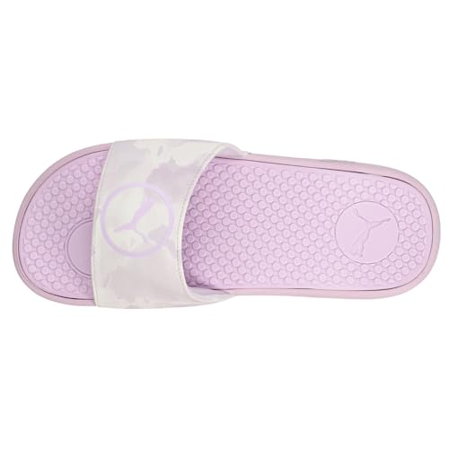 PUMA Womens Cool Cat Hazy Summer Tie Dye Slide Casual Sandals Casual - Purple4