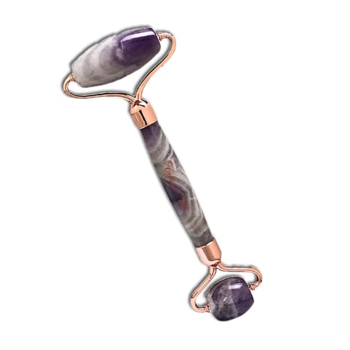 CELESTIAL SILK Amethyst Face Roller - Premium Anti Aging Beauty F...