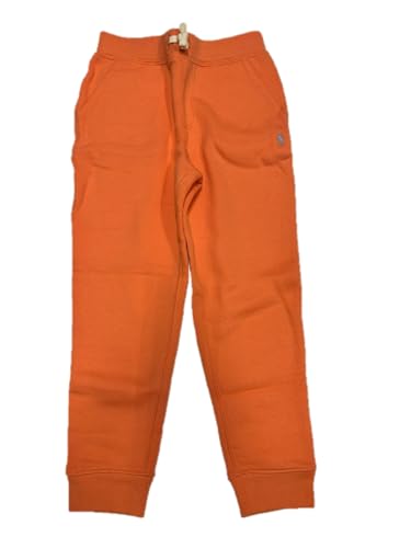Ralph Lauren Polo Pale Orange Sweatpants Joggers Cuff Drawstring Sports Kids Size 7 Years