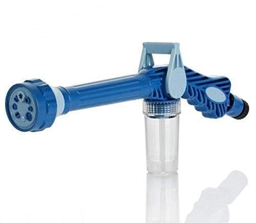 8-in-1 Foam Water Spray Gun with Soap Dispenser Tank | High Pressure Multi-Purpose Hose Nozzle for Car Wash, Gardening, Outdoor Cleaning & Home Use (Multicolor)-image-32