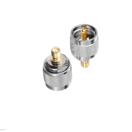 Adaptador UHF macho PL259 a SMA hembra, pack 2 miniatura 4