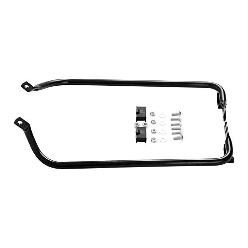 Soportes de soporte para alforjas negros para Harley Davidson Road King Glide 1997-2008 miniatura 4