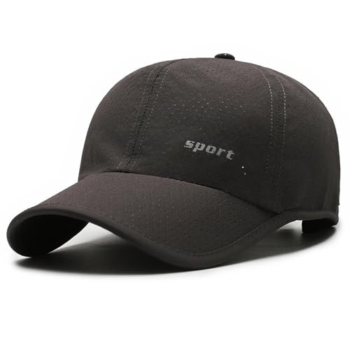 Image of Quick Dry Fit Baseball Cap - Water Repellent Sun Hat for Fishing, Running, Hiking, Golf, Surfing, Sailing, Boating
