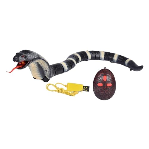 Perfeclan Serpent Télécommandé,Jouet Serpent à Capteur Intelligent, Jouet Farce RC Réaliste,...