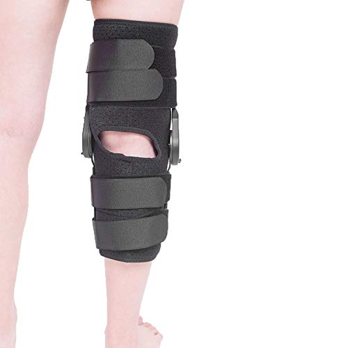 Sport Ginocchiera Quadrante Angolo Regolabile Protezione Legamentale Ginocchio Guarnizione Protettore Tessuto Morbido per la Pelle e Traspirante M