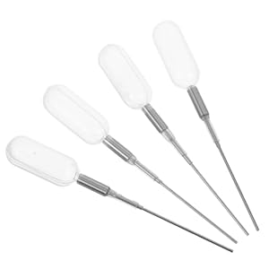 Cabilock 4 Stück Tropfstrohhalm Pipette