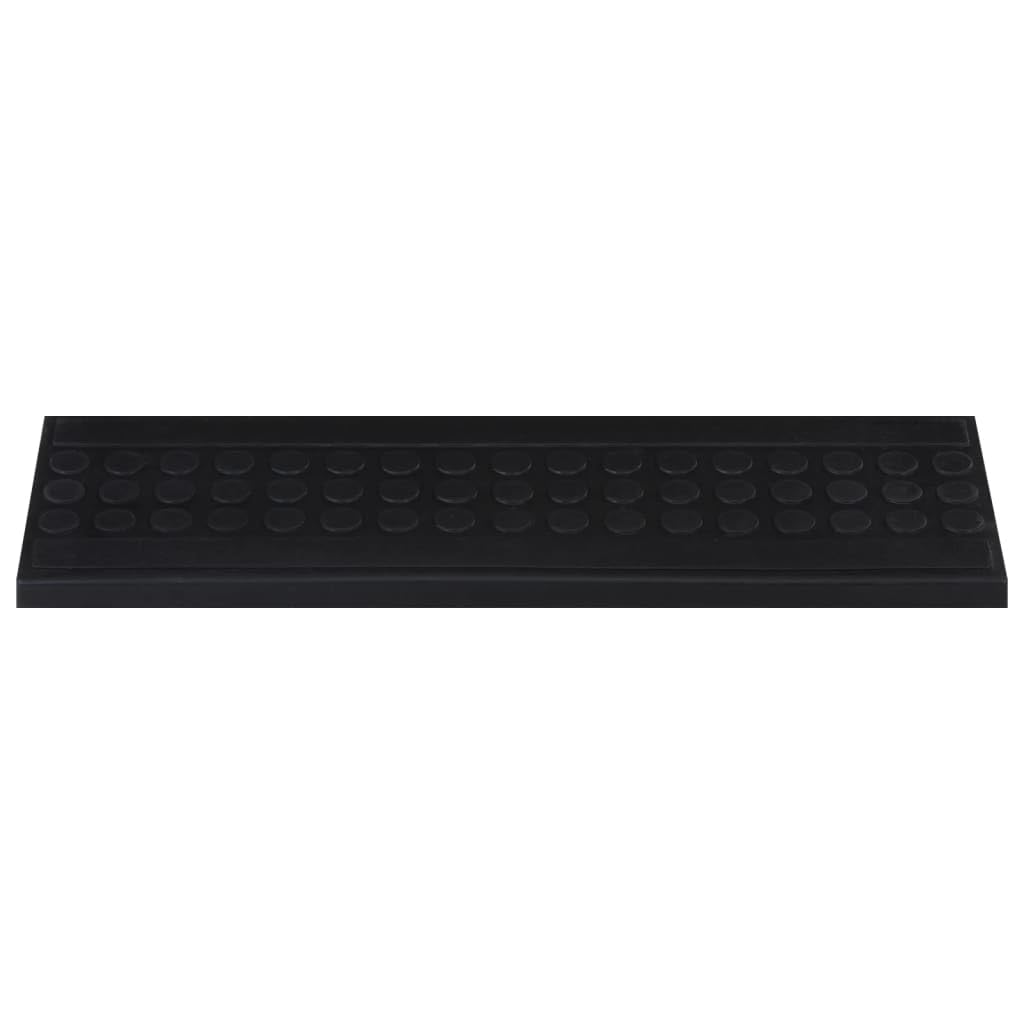 Stufenmatten 10 Stück 25x75 cm Gummi Treppenstufen Matten, Teppich Innen für Treppen, rutschfest Stufenmatten Treppenteppich -A4