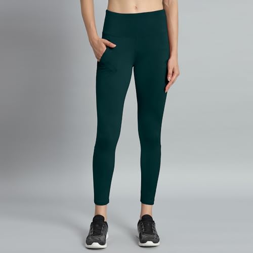 Image of Mehrang Gym wear Mesh Legging Workout Pants with Side Pockets /Stretchable Tights /Highwaist Sports Fitness Yoga Track Pants for Women & Girls